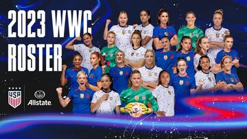El USWNT reveló los dorsales que usarán en la Copa del Mundo Femenil que se disputará en Australia y Nueva Zelanda.
