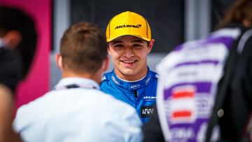 Lando Norris, asaltado tras la final de la Eurocopa