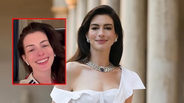 La actriz Anne Hathaway, reconocida aficionada del Arsenal.