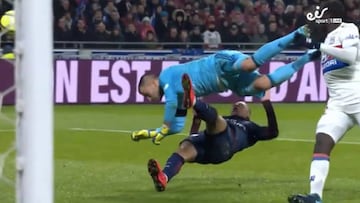 Así fue el terrible choque de Mbappé que podría dejarle fuera contra el Madrid