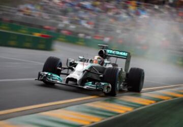 Lewis Hamilton, 'pole' en el GP de Austrlia.