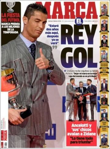 Portadas de la prensa mundial