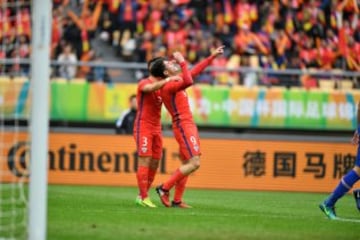 Así celebró la Roja el título de la China Cup