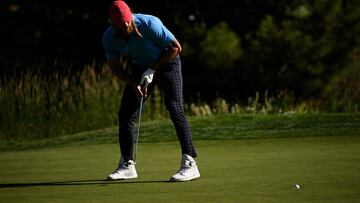 49ers tight end George Kittle joined several other NFL stars at the American Century Championship golf tournament, but his debut has the internet laughing.