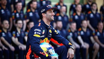 Ricciardo, con el equipo Red Bull. 