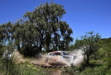 Etapa doce del Rally Dakar 2015, entre Río Hondo y Rosario
Nasser Al-Attiyah y Mathieu Baumel 