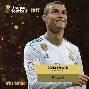 La clasificación del Balón de Oro en imágenes