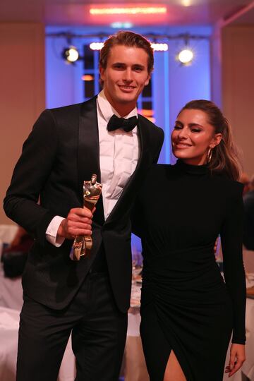 Alexander Zverev  y Sophia Thomalla.