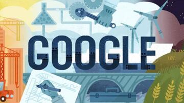 Google celebra el D&iacute;a del Trabajador con uno de sus habituales doodles.