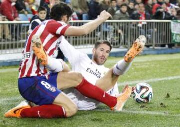 Sergio Ramos y Raúl García.