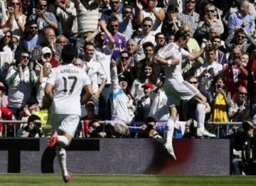 En el regreso de James Rodríguez, el Real Madrid venció al Granada en el Santiago Bernabéu. 