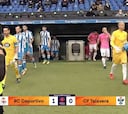 Resumen y gol del Deportivo vs CF Talavera de Primera RFEF