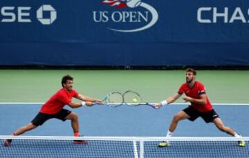 Marcel Granollers y Marc López.