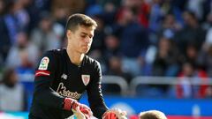 Kepa Arrizabalaga se lesion&oacute; en Riazor.