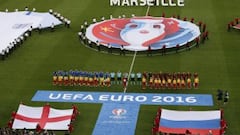 England v Russia; Euro 2016 Group B the best images