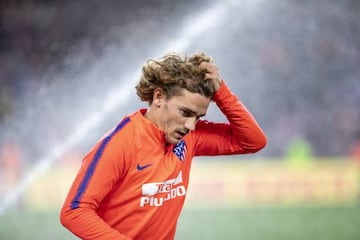 Whistled before | Atletico Madrid forward Antoine Griezmann at Camp Nou.