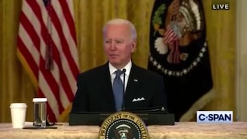 Biden pierde los papeles con un periodista de la FOX: "Estúpido, hijo de p..."