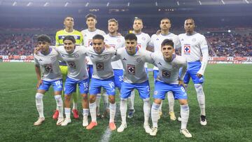 Cruz Azul team group during the 4th round match between Tijuana and Cruz Azul as part of the Liga BBVA MX, Torneo Clausura 2025 at Caliente Stadium, on January 31, 2025 in Tijuana, Baja California, Mexico.