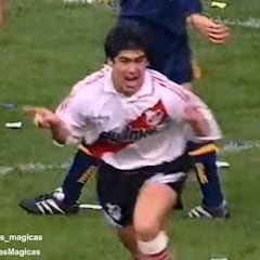 119 años de River: el histórico primer gol de Salas a Boca