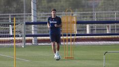 Nikola Vukcevic en la Ciudad Deportiva de Bu&ntilde;ol. 