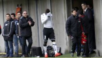 Modou Jadama fue reemplazado en el primer tiempo del triunfo ante Ñublense.