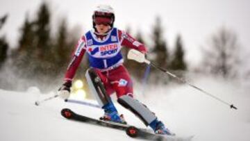 La noruega Nina Loeseth durante su competición en Santa Catarina.