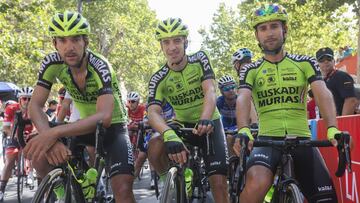 La triple lucha diaria del debutante Euskadi-Murias