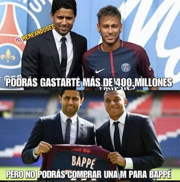 Los memes más divertidos del PSG-Real Madrid