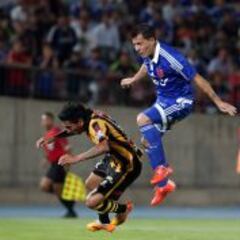 Ubilla anota el gol 100 de equipos chilenos ante bolivianos