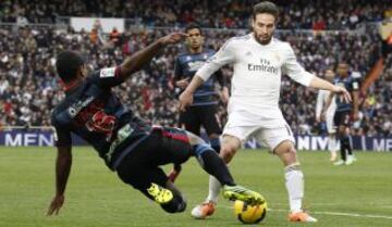 Carvajal con el balón.