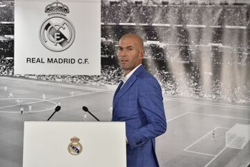 On the 4th of January of 2016 Zidane was presented as the new coach of Real Madrid.