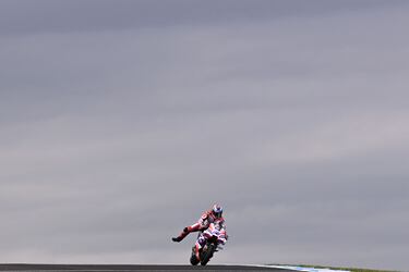 Jorge Martín durante la carrera del Gran Premio de Australia de MotoGP disputado en el circuito Phillip Island.