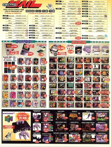 revistas videojuegos precios nintendo accion