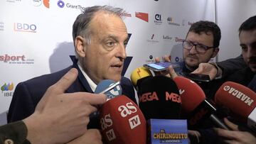Tebas: "Siempre ha habido Liga"