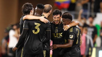 The Mexican international got on the end of a José Cifuentes cross and volleyed it past the Sounders goalkeeper to give LAFC the 2-0 win on Friday night.