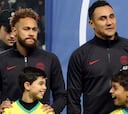 Keylor Navas vence a Neymar en juego de agilidad mental
