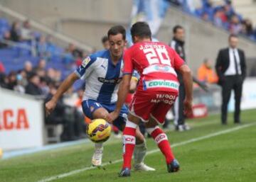 Lucas Vázquez ante Juan Carlos. 