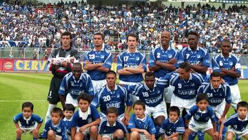 Plantel de Millonarios en 1998.