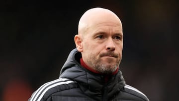 WOLVERHAMPTON, ENGLAND - DECEMBER 31: Manchester United manager Erik ten Hag during the Premier League match between Wolverhampton Wanderers and Manchester United at Molineux on December 31, 2022 in Wolverhampton, United Kingdom. (Photo by Simon Stacpoole/Offside/Offside via Getty Images)