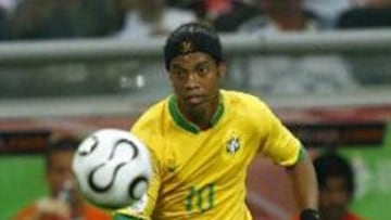 <b>RONALDINHO. </b> Para el coordinador técnico de la selección brasileña Kaká, Robinho y Ronaldinho no deben jugar juntos.