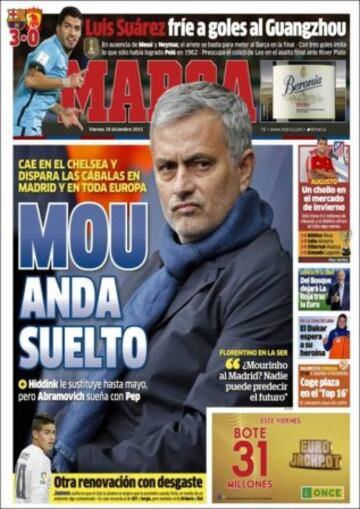 Portadas de la prensa mundial