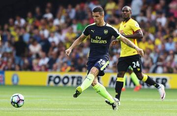 Granit Xhaka con el Arsenal.