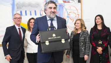 13/01/20 GUIRAU , JOSE MANUEL RODRIGUEZ URIBES TOMA DE POSESION DE JOSE MANUEL RODRIGUEZ URIBES , MINISTRO DE CULTURA Y DEPORTE