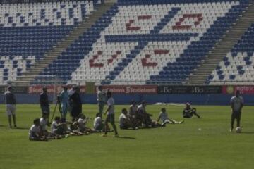 Santiago, 05 de marzo 2016.
Se realiza el banderazo de Universidad Catolica en el estadio San Carlos de Apoquindo.