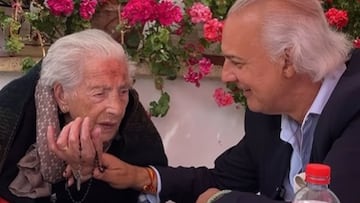Teresa Fernández, 112 años y mujer más longeva de España, revela su gran secreto: una copa de vino al día con cada comida