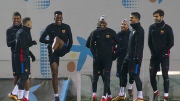 Yerry Mina y la tocata del equipo de Messi