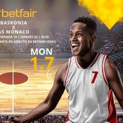 Saski Baskonia vs. AS Mónaco Basket: horario, TV, estadísticas, clasificación y pronósticos