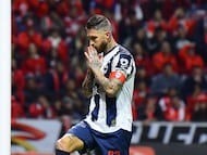 Sergio Ramos of Monterrey during the semi-finals second leg match between Toluca and Monterrey, as part of the Liga BBVA MX, Torneo Apertura 2025 at Nemesio Diez Stadium, on December 06, 2025 in Toluca, Estado de Mexico, Mexico.