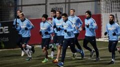 El Atlético regresó a los entrenamientos sin Miranda