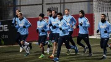 El Atlético volvió al trabajo.